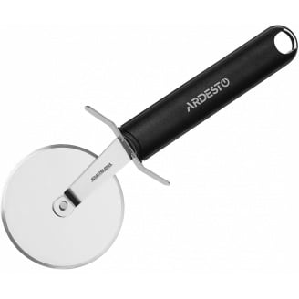 Ніж для піци із нержавіючої сталі Ardesto Black Mars AR2006SA