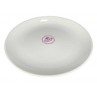 Тарілка десертна 20 см Tudor Royal White TU2204-2