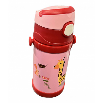 Термос-поїлка дитяча з трубочкою Жирафа 280 мл Stenson MT-4570-0.28