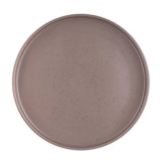 Тарілка обідня керамічна 26,5 см коричнева Ardesto Trento AR2926TG