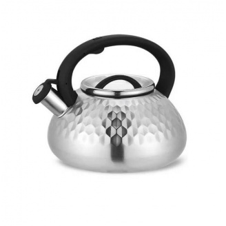 Чайник с нержавеющей стали с черной ручкой 3 л Maestro MR-1309