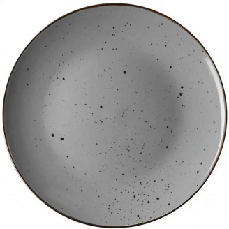 Тарелка обеденная 26 см Ardesto Bagheria Grey AR2926GREY