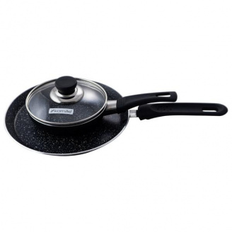 Набор посуды антипригарный Kamille мрамор (2 шт.) (0615MR)