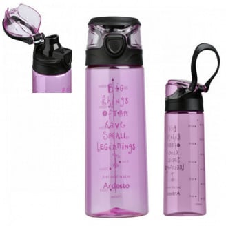 Пляшка для води 700 мл Ardesto AR2206PR Рожева