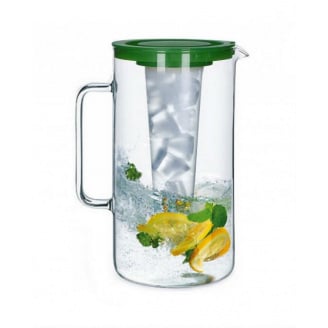 Кувшин 2,5 л с емкостью для льда прозрачный / зеленый Simax 2544 / L SIM