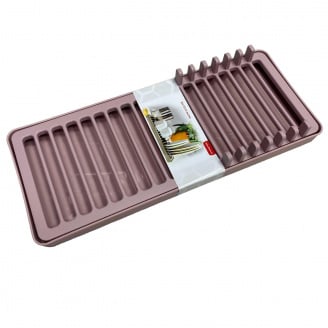 Сушарка для посуду міні 36,5 х 15,5 х 4,5 см рожевий 169076