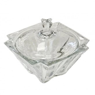 Цукерниця скляна з кришкою 