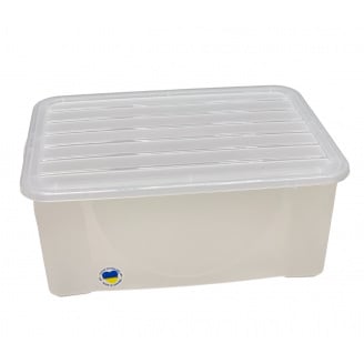 Контейнер для зберігання речей 9,6 л 38х27х15,5 см Алеана 122040 прозорий