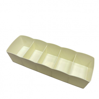 Органайзер для мелочей прямоугольный 27х9х6.5 см 5 секций Elif Plastik E-393