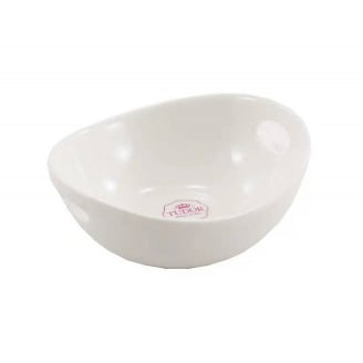 Місткість з ручками для закусок порцелянова 9 см Tudor TU0844