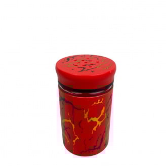 Емкость для специй 5х8,4 см Stenson MT-4231 красный мрамор