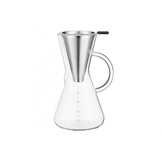 Кемекс для заварювання кави із фільтром скляний 600 мл Ardesto Mars AR0706CM