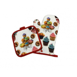 Рукавичка-прихватка 2в1 Stenson R88043-3