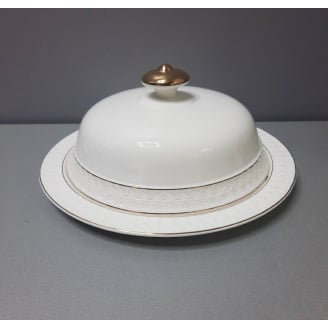 Страва для млинців 24,5 см порцелянова біла Снігова королева Interos 609726-А