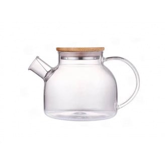 Чайник-заварник 1000 мл Стокгольм с бамбуковой крышкой S&T 32235