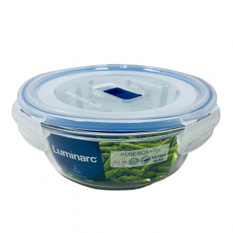Контейнер скляний 920 мл круглий Luminarc Pure Box Active P3555