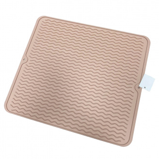 Килимок для сушіння посуду 40х44,8 см A-PLUS 180BM персиковий