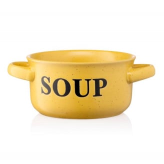 Бульйонниця керамічна 550 мл Ardesto Alcor AR3476Y жовтий