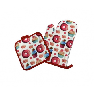 Рукавичка-прихватка 2в1 Stenson R88043-1