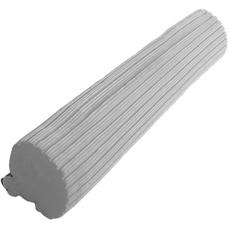 Запаска до швабри PVA з віджимом 27 см сіра м'яка ECo Fabric EF-2527-SG