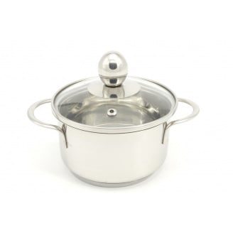 Кастрюля со стеклянной крышкой A-Plus 12 см 0,79л WK-2180