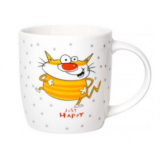Чашка порцелянова 360 мл JUST HAPPY Limited Edition MCO23-3