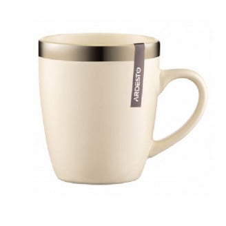 Кухоль керамічний 360 мл Ardesto Liguria Cream AR2936LCC