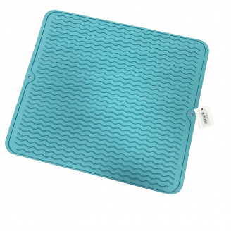 Килимок для сушіння посуду 40х44,8 см A-PLUS 180BM блакитний