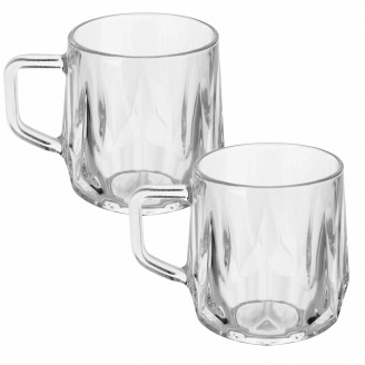 Набір чашок скляних 2 шт 250 мл S&T 7141-01