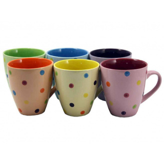 Набор чашек Горох Interos 6 шт 540 мл KW 107/81404