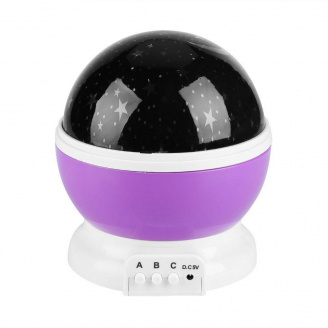 Лампа на батарейках та USB шнуром Проектор-нічник 