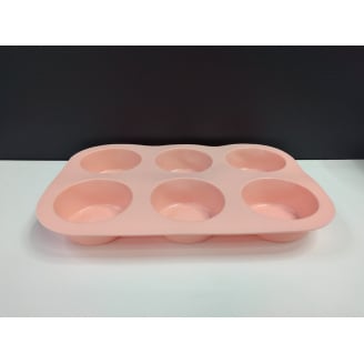 Силиконовая форма Empire для выпечки мафинов 25 х 17 х 3 см Персиковый EM-7100