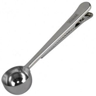 Ложка для кофе мерная 20 мл, 17,5 х 3,8 х 2,4 см c зажимом Kamille КМ-5072