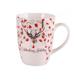 Чашка фарфоровая 350 мл Milika Happy Holiday M0520-L2