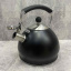 Чайник із нержавіючої сталі 3 л чорний Ardesto Black Mars AR0748KS Буча