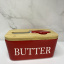 Масляна керамічна з ножем "Butter" A-Plus 0480-3 RED Кропивницький