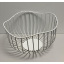 Корзина для фруктов DECOR Волна 25х24,5х13 см 1005 белый Фастов