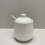 Сахарница керамическая с ложкой h-11 см Maestro MR-20002-09 White Ровно