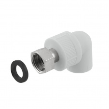 Муфта угловая Raftec PPR 1"×3/4" В с накидной гайкой