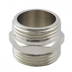 Ниппель FADO FITT 1 1/2" НН никелированная латунь Буча