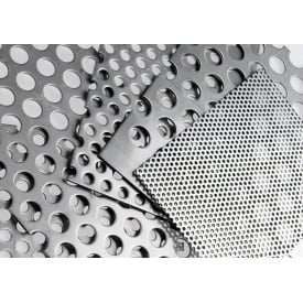 Аркуш алюмінієвий перфорований 1000x2000х1,5 мм Qg10-15 купити алюміній перфорація