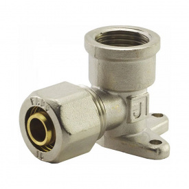 Настенное колено обжимное FADO COMPRESS 20x1/2" ВР латунь