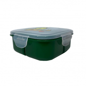 Ланч-бокс пластиковий з трьома відділами 15*15*6 см I can sing Ал Пластик 37166