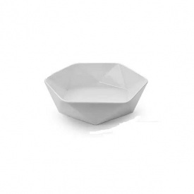 Салатник фарфоровый "Ромб" 20,5*19,5*5,5 см Stenson MC3560-8 White