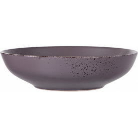 Тарілка керамічна супова 20 см Ardesto Lucca Grey Brown AR2920GMC