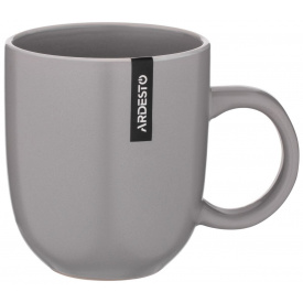 Чашка керамічна 390 мл ardesto Cremona Dusty grey AR2939GRC