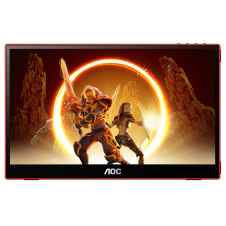 Монитор 15.6" AOC 16G3 Black/Red (6922383)
