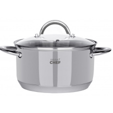 Кастрюля BRAVO CHEF 18 см 2.6 л с крышкой (6720868)