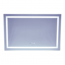 Дзеркало Mixxus Warm MR02-120x80 (годинник, LED-підсвічування, антизапотівання) (MI6001)