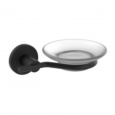 Мыльница настенная ZERIX DELUX M1302A Black (ZX4646)